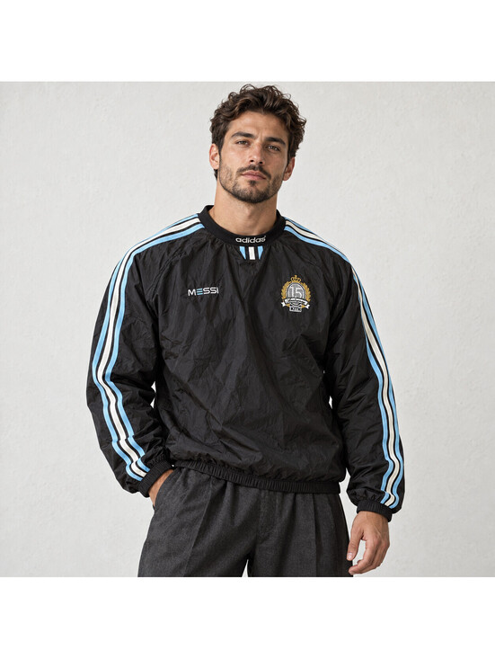 adidas Other - Kith Adidas Messi Racing Track Top Jacket Pullover Mens L Black Argentina KR0056